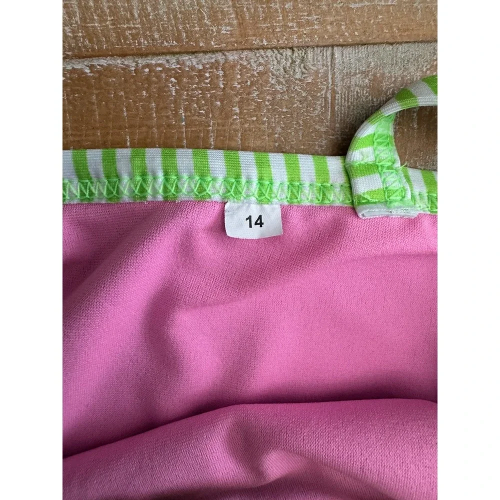 Dolfin Uglies Swimsuit Girl's 14 One Piece Swimwear Stretch Beach‎ Cross back